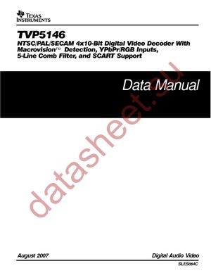 TVP5146PFPR datasheet  